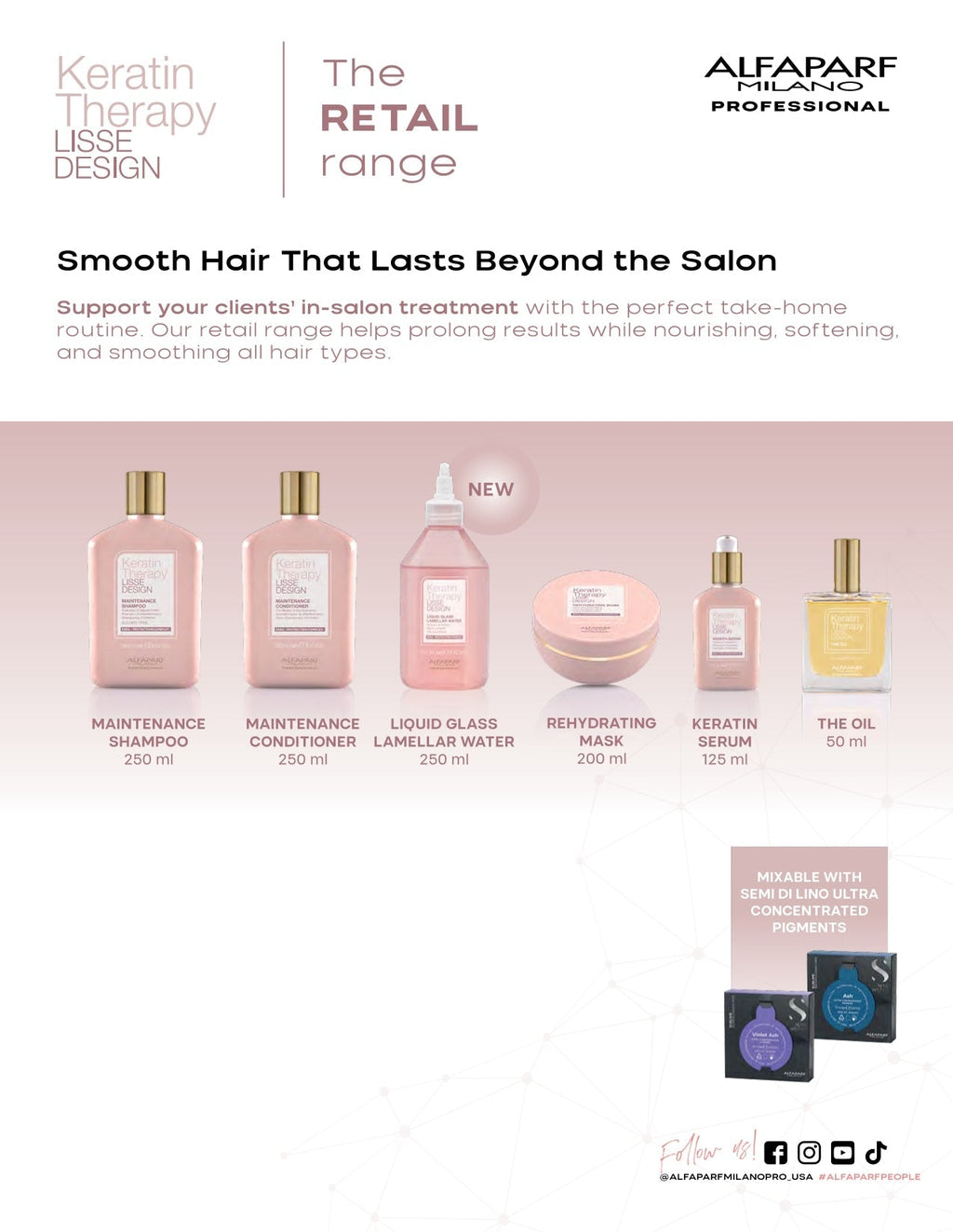 Alfaparf Lisse Retail Line