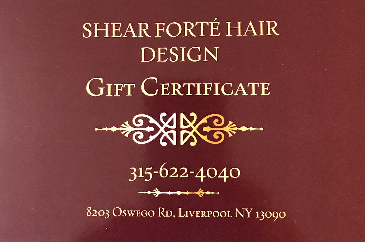Shear Forte Salon Gift Cards